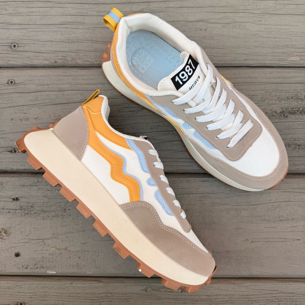 fashion "Forrest Gump" style walking sneakers - Picture 2 of 16